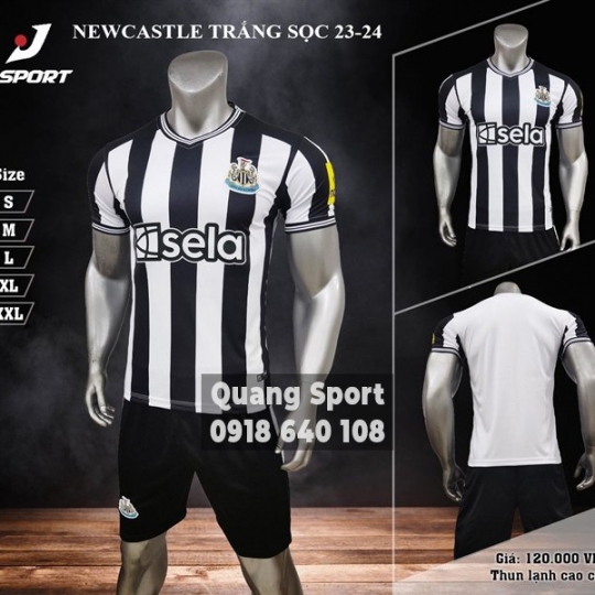 Newcastle trắng sọc